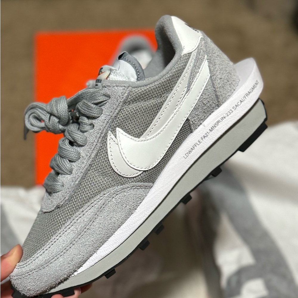 Nike LD Waffle SF sacai Fragment Grey Size 3.5 M / 5 W